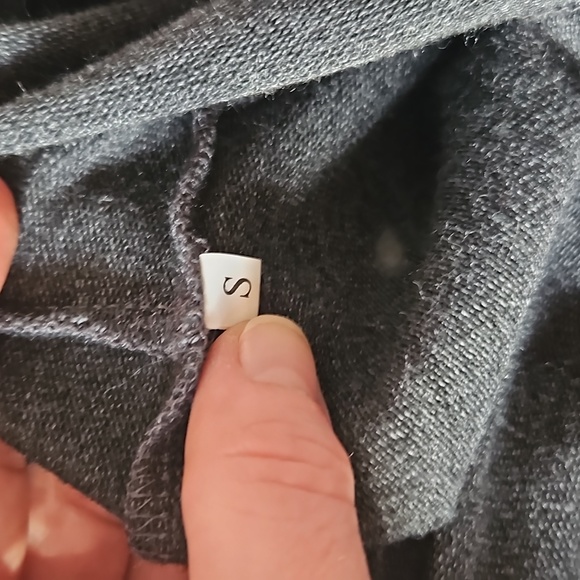 NWOT AMAZON dark Grey zipper hoodie SMALL UNISEX - Picture 5 of 12